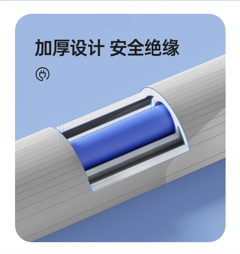 Description Picture 5 of itemFloor Cable Cover PVC Anti-extrusion Cord Protector Self-Adhesive Power Cable Protector Cable Cover Hider Covers Wire Organizer