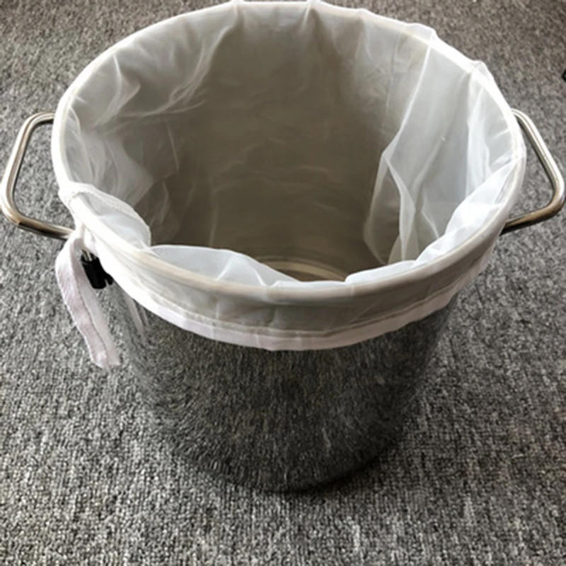 Description Picture 2 of item100/200/300 Mesh Brew Bag W/ String Wine Beer Home-Brew Coffee Filter High Temperature Resistance Filter Brew Bag