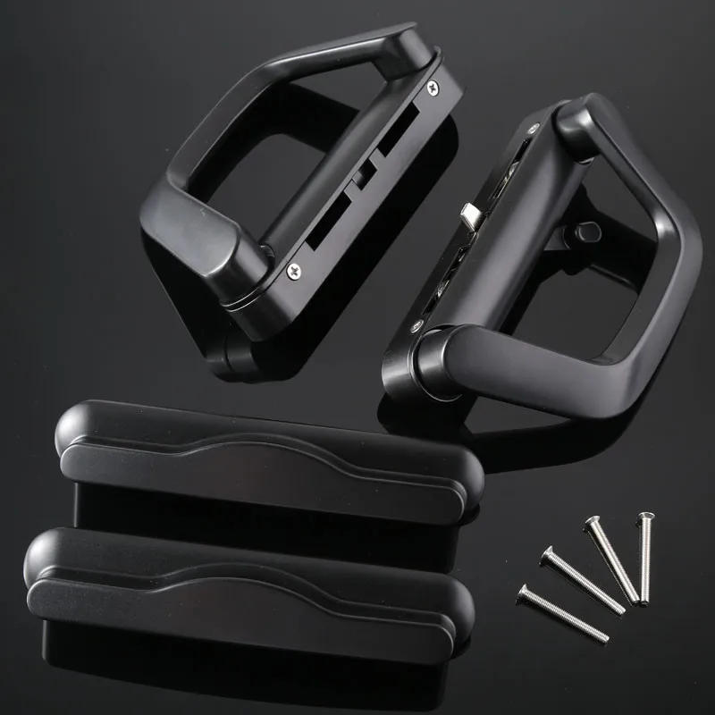 Description Picture 2 of itemBilateral Villa Garden Door Handle Lockset Push Pull Barn Door Lock Kitchen Partition Balcony Bathroom Door Lock Home Hardware