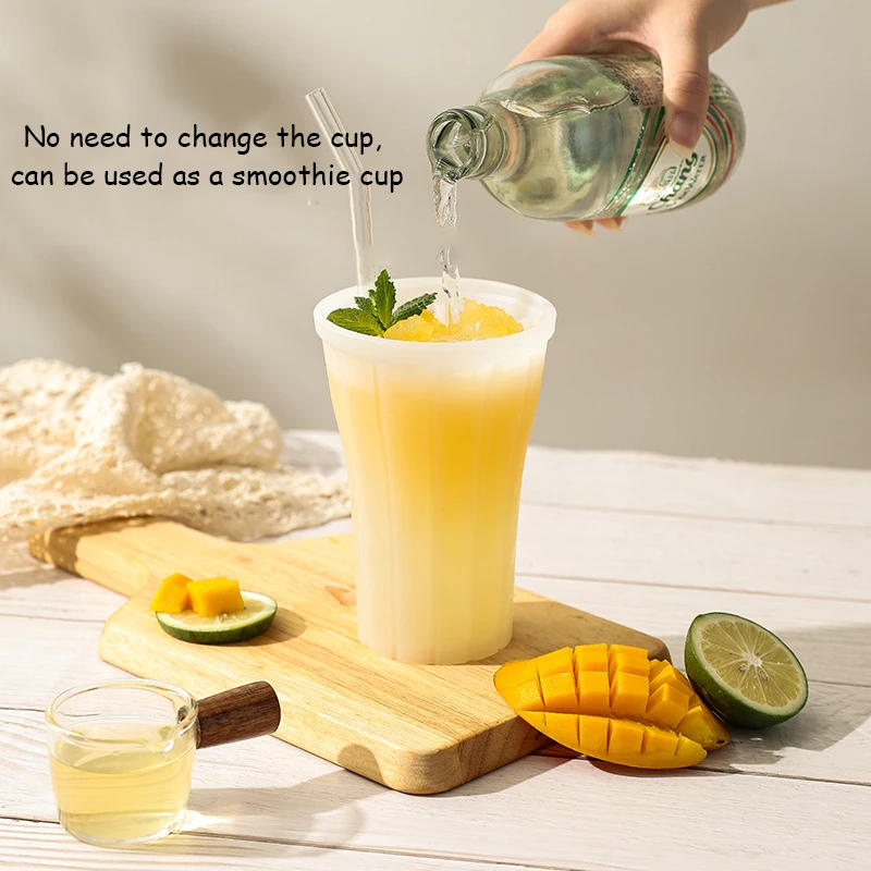 Description Picture 4 of item150ml Slushy Maker Cup Quick Frozen Slushy Cup Maker with Cover Maker Squeeze Cup for Homemade Diy Milkshake Smoothie