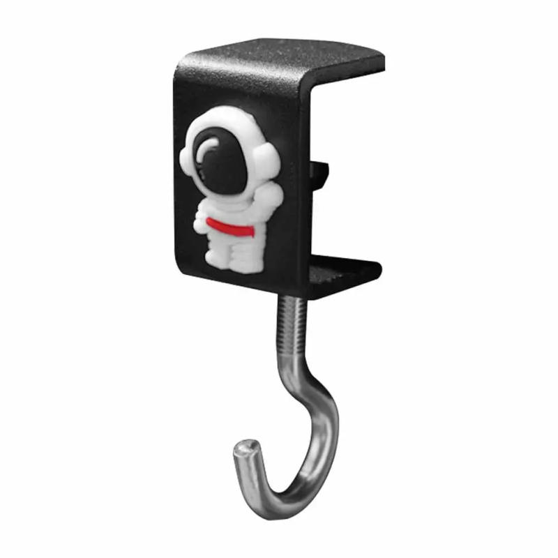 Description Picture 2 of itemAdjustable Desk Edge Hook Gaming Headset Bag Hanger Backpack Storage Hanging Hook Holder Punch-free Home Office Organizer 