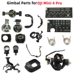Original Gimbal Repair Parts for DJI Mini 4 Pro Drone PTZ Cable Camera Cover Rubber Damper Yaw Motor Roll Arm Gimbal Test Tool