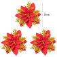 3pcs red flower 3