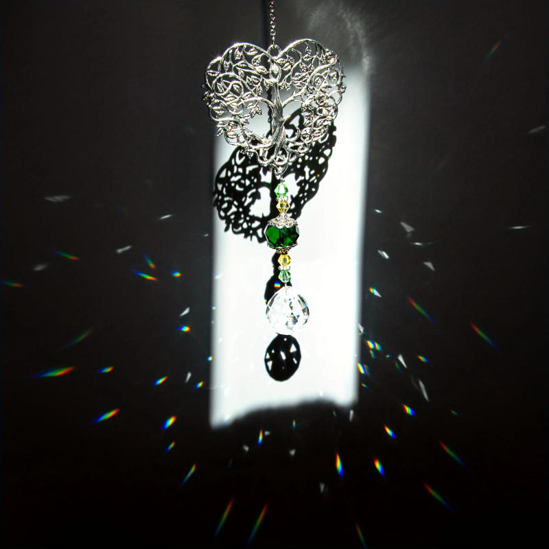 Description Picture 6 of item1pc Suncatcher Crystal Tree of Life Pendant Home Garden Window Decorations Gift Hangings