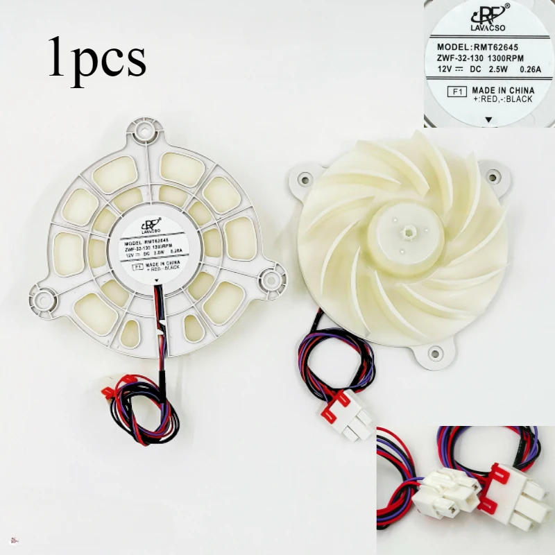 Description Picture 2 of itemFor Rongsheng Refrigerator BCD-646WD11HPA Condensing Fan ZWF-30-3 DC12V 2.5W 1300