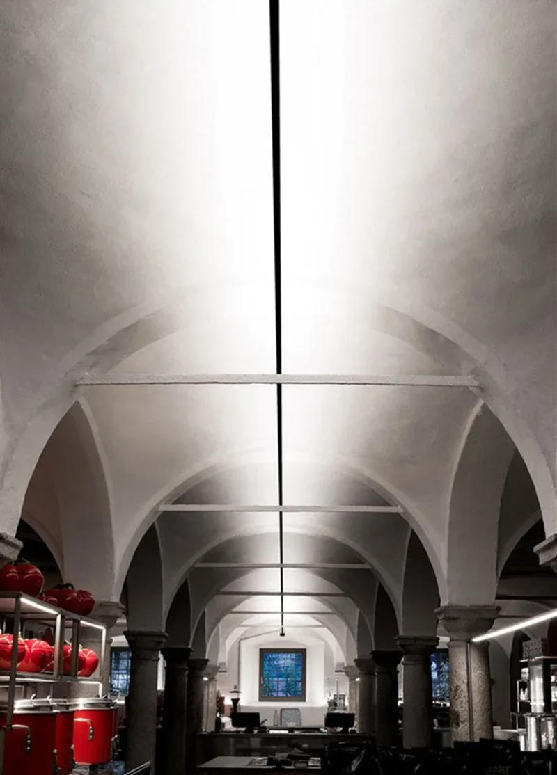 Description Picture 5 of itemBlack White Linear Wall Lamp Skyline Strip Decoration Background Modern Led Remote Control Design Home Indoor String Rope