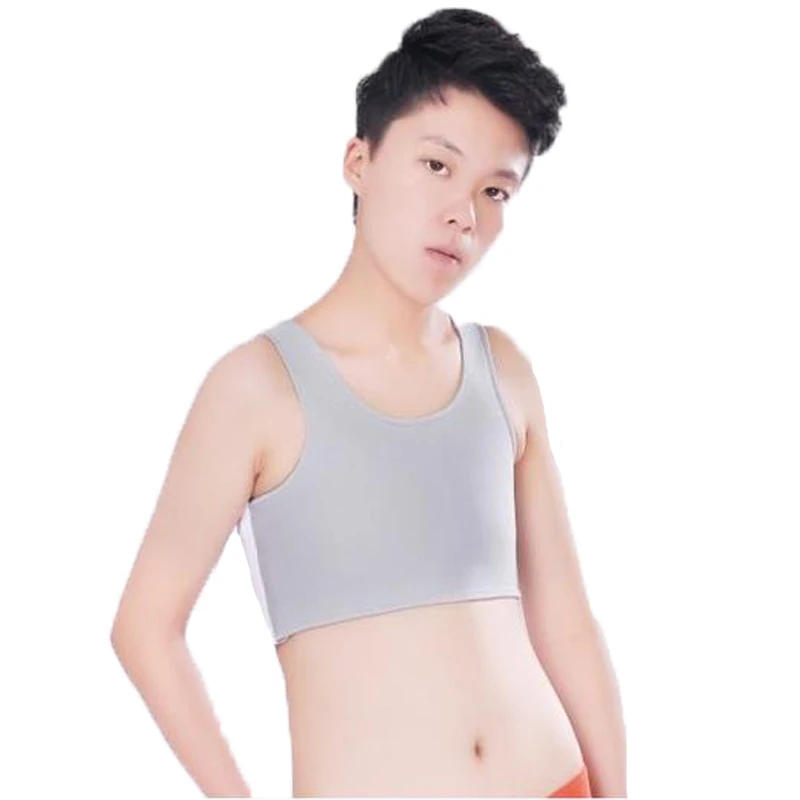 Description Picture 4 of itemWomen Breast Binder Tomboy Lesbian Corset Trans Vest Summer Side Buckle Short Tank Top Underwear Shaper Bustier Chest Binder