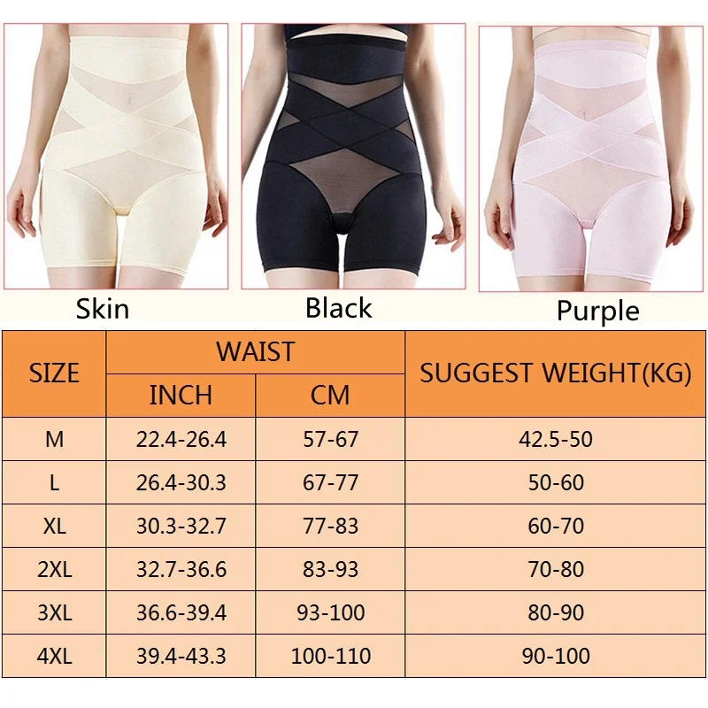 Description Picture 2 of itemShapewear for Women Firm Tummy Control Panties Flat Belly Body Shaper Panty Waist Trainer Hip Lift Slimming Underwear Plus Size
