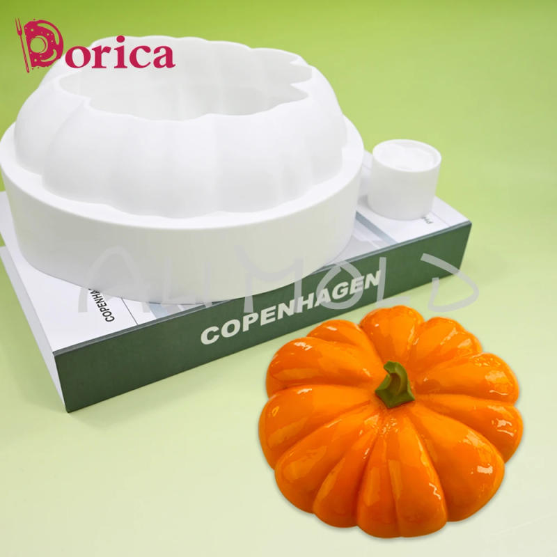 Description Picture 5 of item3D Pumpkin Silicone Mold Pudding Chocolate Mousse Pastry Baking Mould Halloween Dessert Cake Tools Kitchen Bakeware Accessories