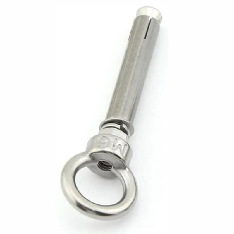 Description Picture 5 of item1/5Pcs Practical Stainless Steel Expansion Anchor Eyebolt M6x70mm Silver Ring Lifting Fastener Bolt Screw Concrete Brick Wall