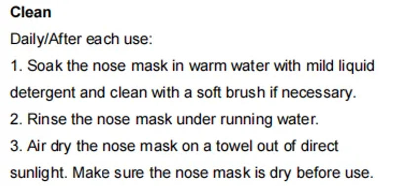Description Picture 5 of itemN20 Silicone Replacement Cushion, CPAP Airfit N20 Nasal Mask, Only Covers the Nose, Lightweight and Soft,Medium/Large