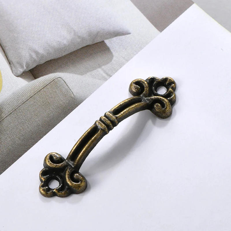 Description Picture 5 of item10pcs Cabinet Pulls Handle Antique Drawer Handle Jewelry Box Small Kitchen Cupboard Knob Furniture Drawer Hardware Accessories