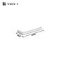 F White Towel Bar
