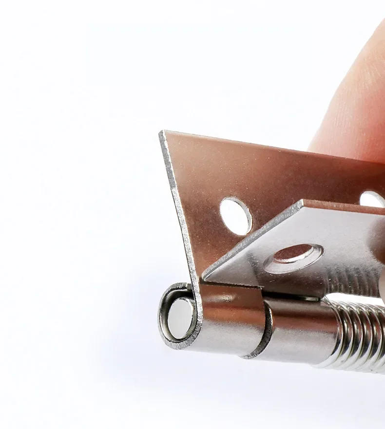 Description Picture 6 of itemDoor Hinges Cross Hinge Automatic Rebound Cabinet Cupboard Window Cabinet Jewelry Box with Spring Furniture Repair Hardware