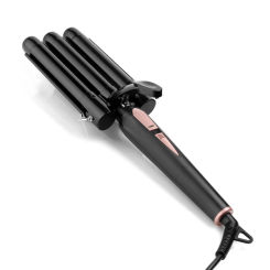 New Three Barrel Ceramic Ion Curling Iron Automatic LED Display Hair Styling Tools Brand Custom