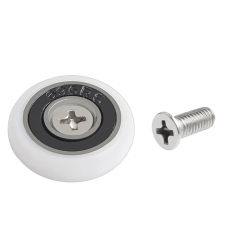 8Pcs Replacement Shower Door Roller Runner Wheels 19/23/25mm Wheel Diameter For Bathroom Glass Shower Sliding Door Replacement