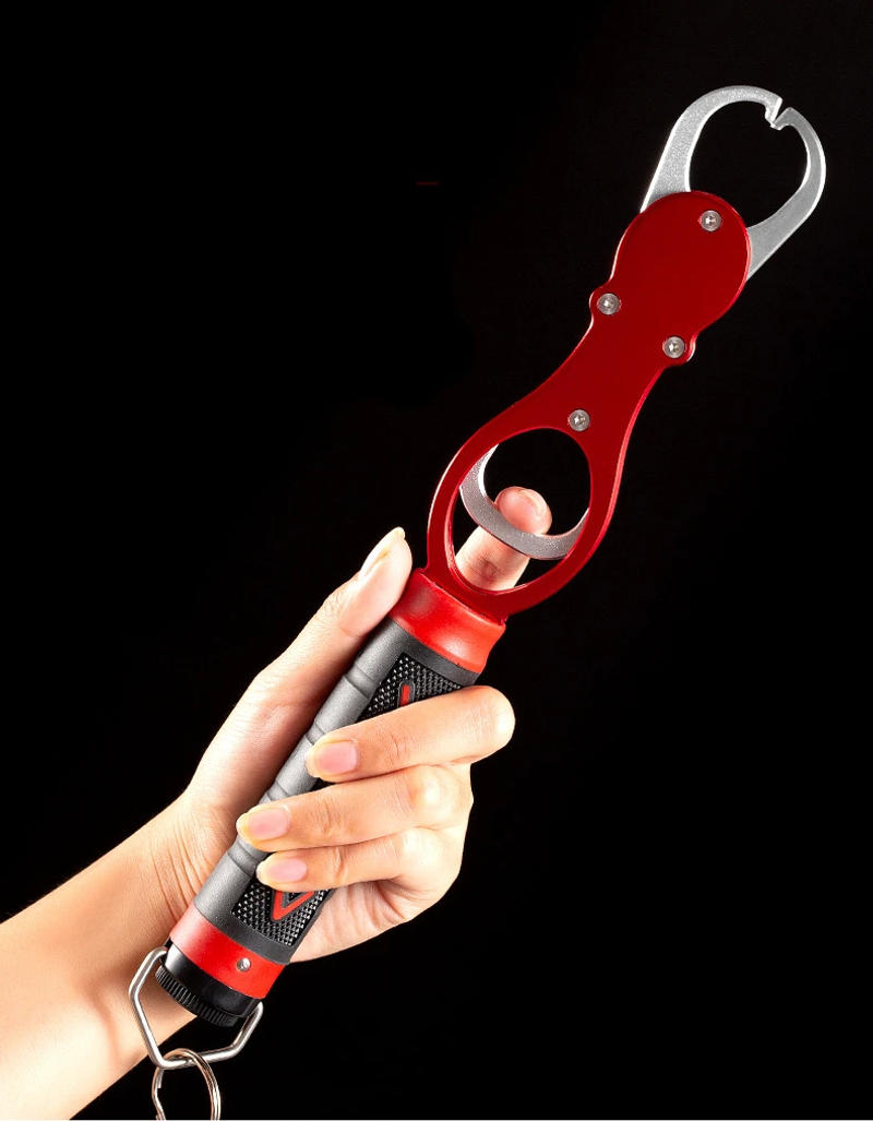 Description Picture 6 of itemPortable Aluminum Alloy Fishing Grip Hook Gripper Fishing Lip Gripper Fish Plier Hand Grip With Weight Scale Fishing Accessories