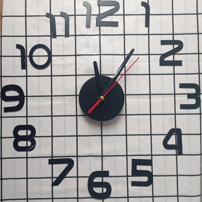 Description Picture 6 of itemWall Clock Frameless Digital Wall Clocks DIY Acrylic Wall Stickers Quartz Silent Clock for Home Office Wall Decor Horloge Murale