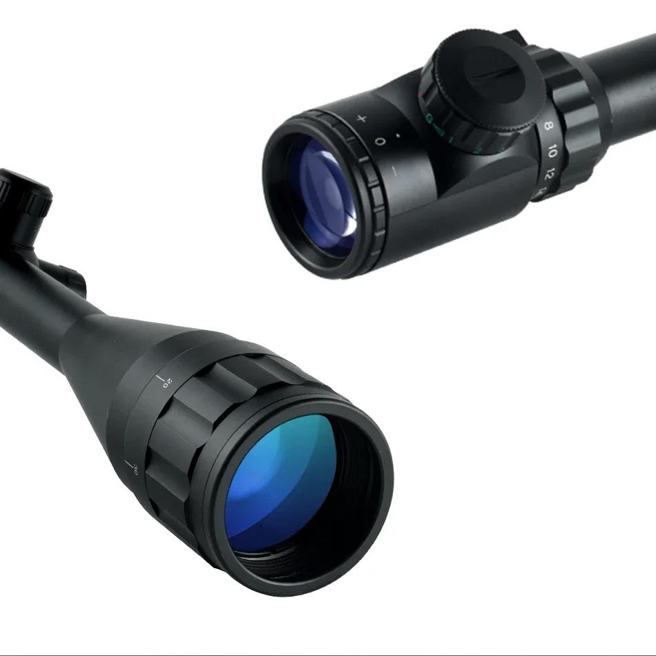 Description Picture 5 of item6-24x50 Red Green Optics Riflescope Hunting Laser Combo Optical Collimator Tactical Gun Sight Reticle for Airsoft Aim Accessory