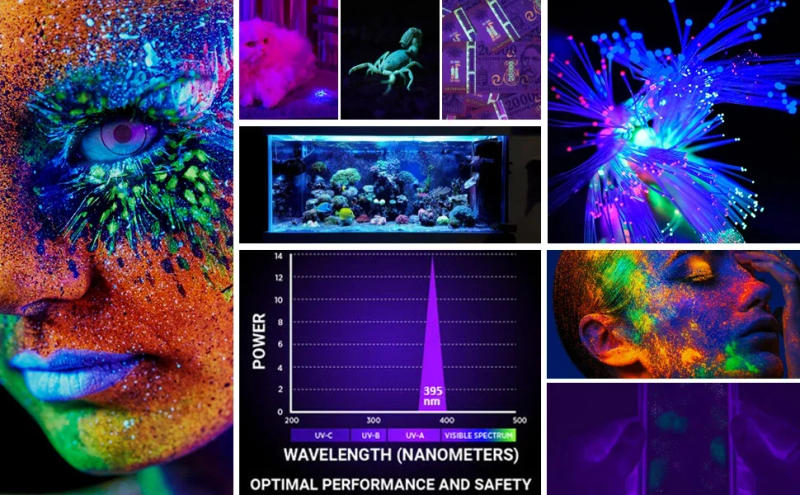 Description Picture 2 of itemKDULIT Super Bright UV LED Flashlight Dual Light Source Zoomable Tactical Torch 18650 Battery with Magnet Camping Hunting Lamp