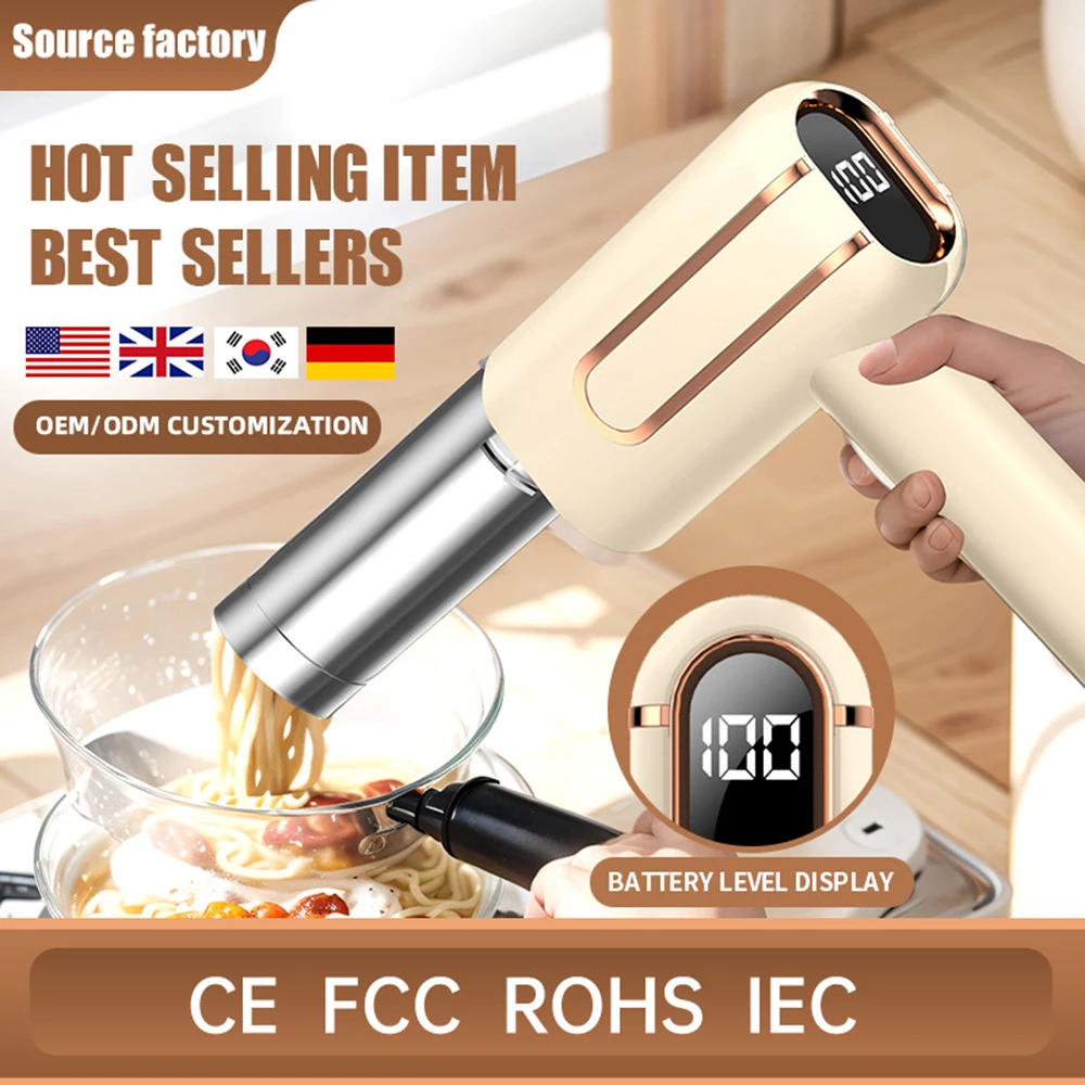 Description Picture 2 of itemElectric Noodle Making Machine Wireless Automatic Ramen Making Machine Handheld USB Automatic, Suitable for Home Kitchen.