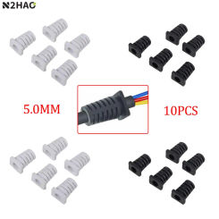 10pcs 5.0mm Cable Gland Connector Rubber Strain Relief Cord Boot Protector Wire Cable Sleeve For Power Tool Cellphone Charger