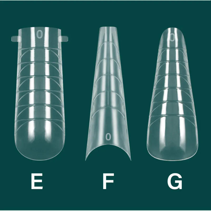 Description Picture 6 of itemFILI 120PCS Russian Almond Coffin Nail Extension Forms Acrylic Nails Molds Dual Form For Building UV Gel Upper Forms Top Mold