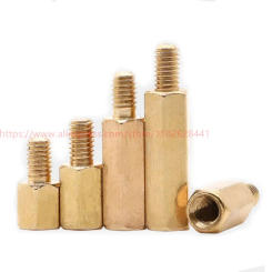 M2 - M6 Hex H58 Brass Male Female Standoff Board Rack Stud Hexagon Threaded Pillar PCB Column Motherboard Spacer Bolt Screw