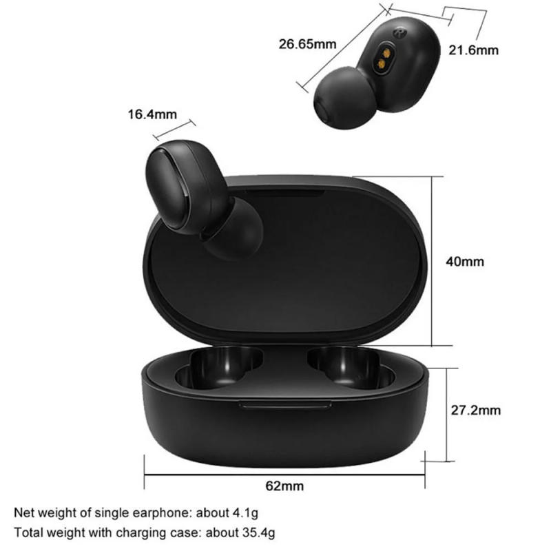 Description Picture 3 of itemOriginal Xiaomi Mijia Redmi Airdots 2 Bluetooth 5.0 Earphones Wireless Headphones Earbuds in Ear Sport Music Telephone Headset