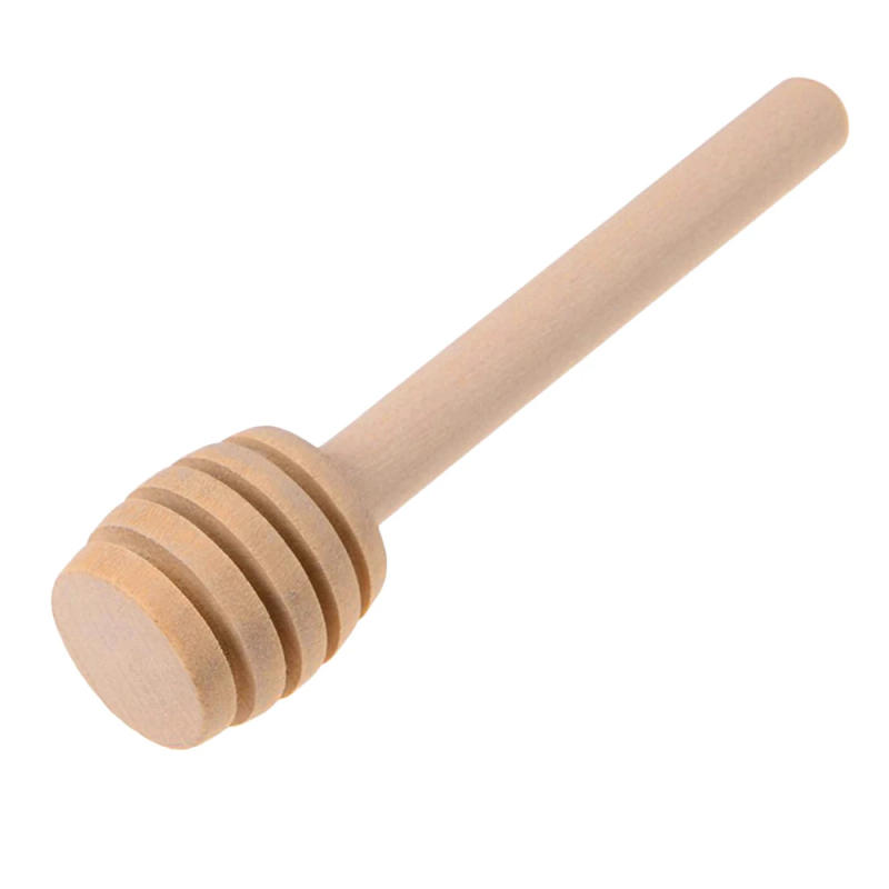 Description Picture 6 of item1-10PCS Honey Dipper Stick Long Handle Wood Honey Mixer Stir Practical Bar Spoon 8.4cm/16cm Honey Mixing Stick Kitchen Tools