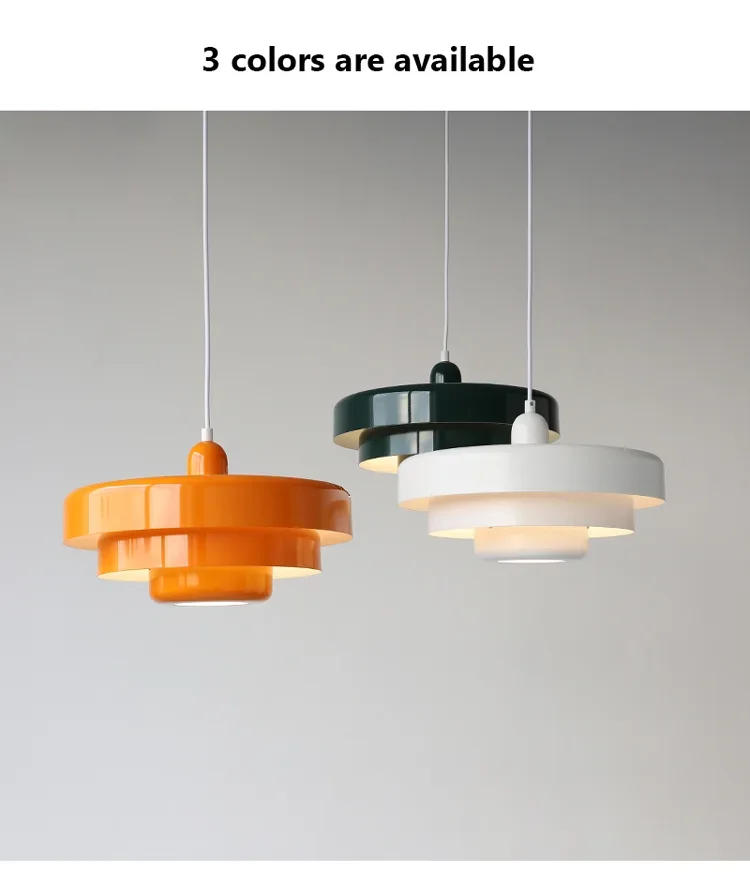 Description Picture 4 of itemDanish Designer Vintage Led Ceiling Pendant Lamps Restaurant Study Coffee Bauhaus Cake Light Housedecor Suspension Lighting