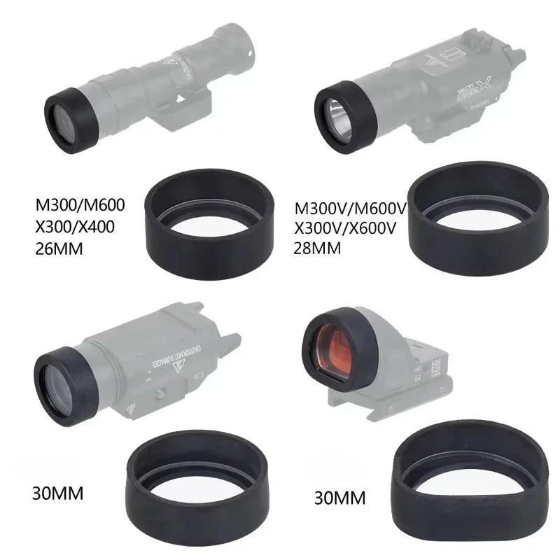 Description Picture 3 of itemWeapon LED Lights Protector AD Custom Lens Guard Tactical SF M300 M600 X300 X300V T01 T02 Red Dot SIght Scope 26MM 28MM 30MM