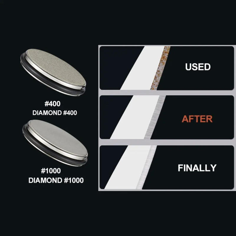 Description Picture 4 of itemRolling Knife Sharpener Kit For Straight Edge Roller Knife Sharpening With Industry Diamonds Chef Knife Set Kitchen Tool