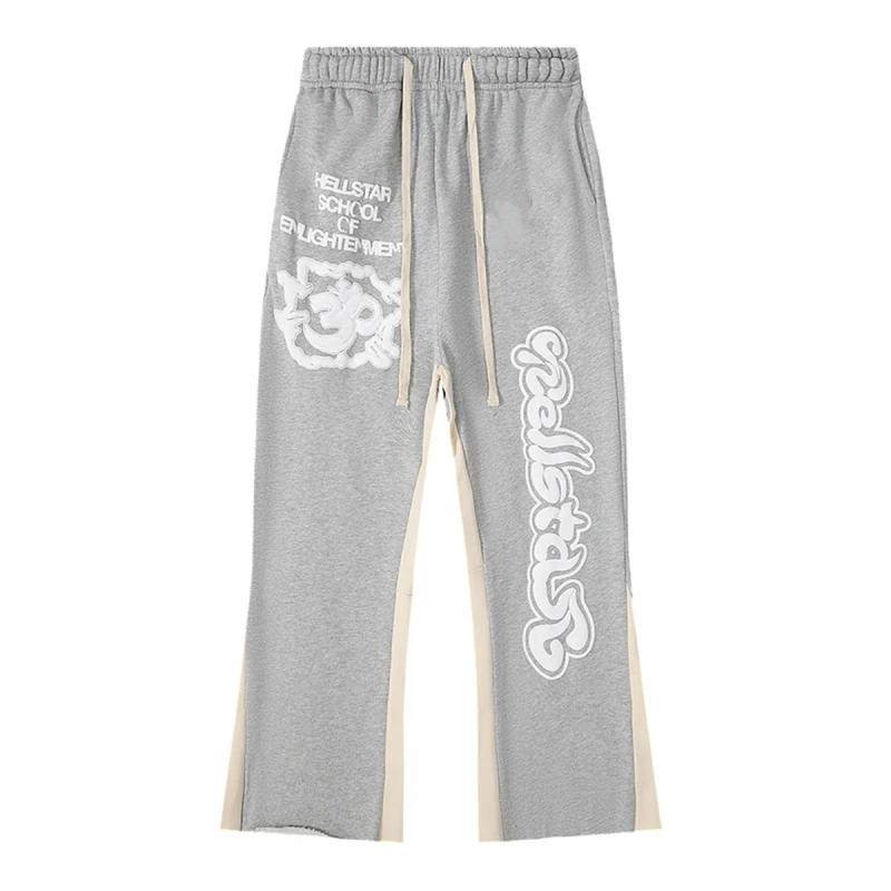 Description Picture 4 of itemHellstar Men Women Casual Pants 2024 New Loose Printed Pattern Couple Style Hip-hop Retro Trend