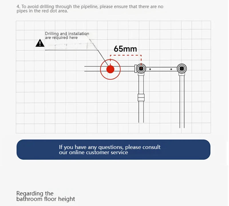 Description Picture 4 of itemDigital Smart Bathroom Shower Set for Spa Waist Spray Shower System Faucets Rainfall Piano Bath Shower Set Apartment