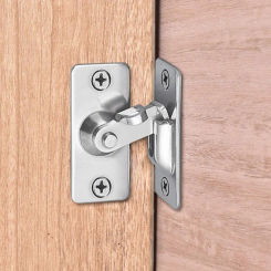 Door Latch 90 Degree Right Angle Door Latch Steel Door Locks Bolt For Barn Sliding Door Flip Door Buckles Household