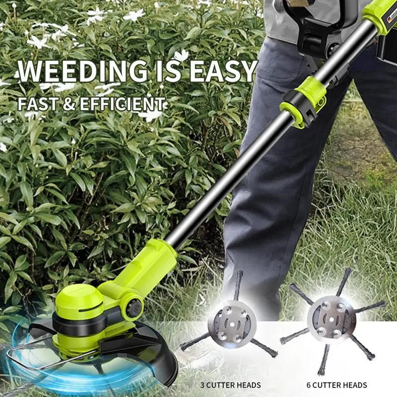 Description Picture 4 of item6 Inch Steel Wire Wheel Grass Trimmer Head, Grass Strimmer Mower Weed Brush Cutter For Lithium-ion Lawn Mower 5.5mm