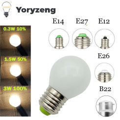 E26 E27 B22 E14 E12 Three-stage Dimming Light Dimmable LED Bulb 110V 220V Cold Warm White Replace 30W Halogen Lamp Home Decor