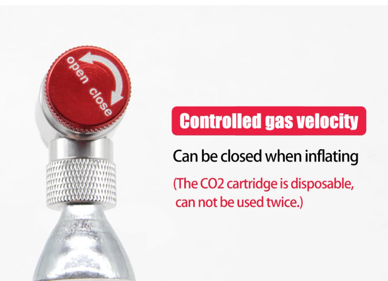 Description Picture 4 of itemThinkRider CO2 Pump For Bicycle Schrader Presta Adapter Bike Inflator Aluminum Tire Tube Mini Size MTB Pumps CO2 Cartridge
