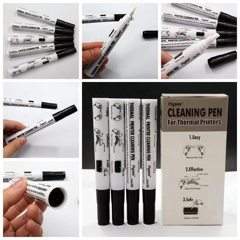 Description Picture 6 of item1pc Printhead Print head cleaning pen Maintenance pen for Thermal Printer Universal