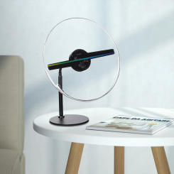 Wifi Hologram 30cm 3D Fan Projector Commercial Image LOGO Display Desktop LED LOGO Light Display Holographic Advertising Machine