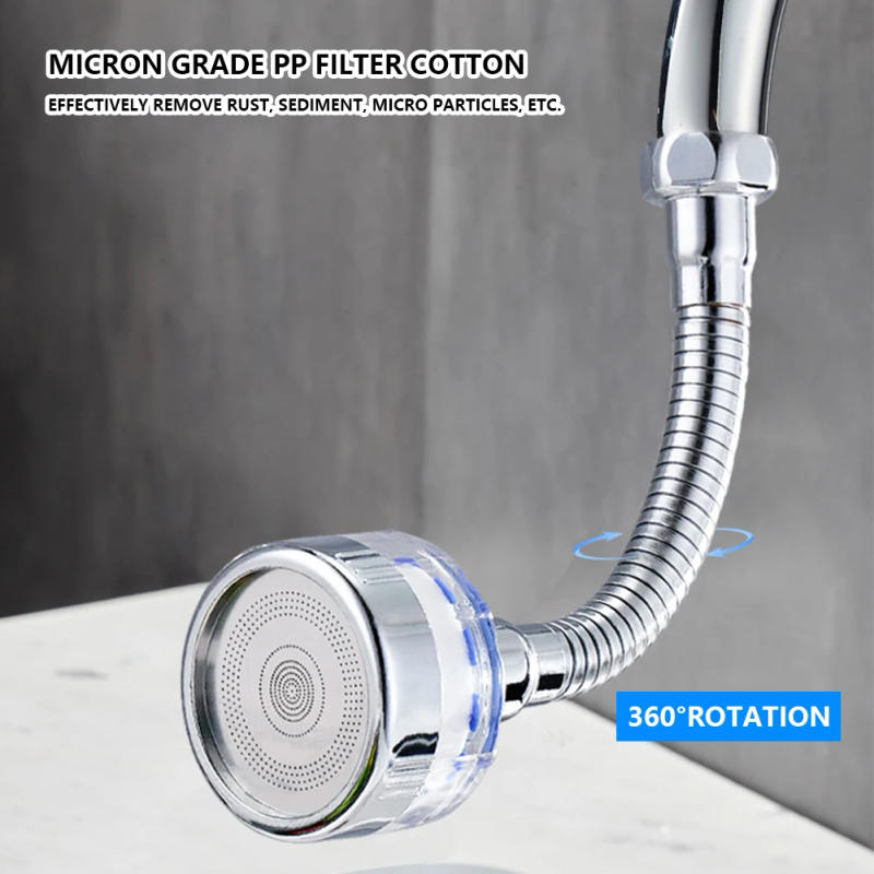 Description Picture 6 of itemFaucet Mount Filters Pressurized Sink Faucet Water Filter Universal Bath Faucet Connector Splash Proof for Home Bathroom Kitchen