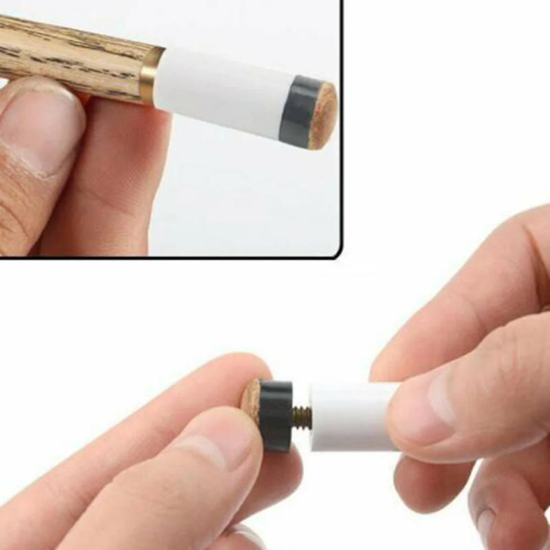 Description Picture 6 of item5/10Pcs Screw In Cue Tips Snooker Pool Billards Tip Head Parts Economic Pool Table Club Snooker Pool Cue Accessories Red Leather