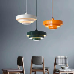 Nordic living room LED Chandelier Metal multi-color high-end cake lighting restaurant Chandelier living room lighting fixtures