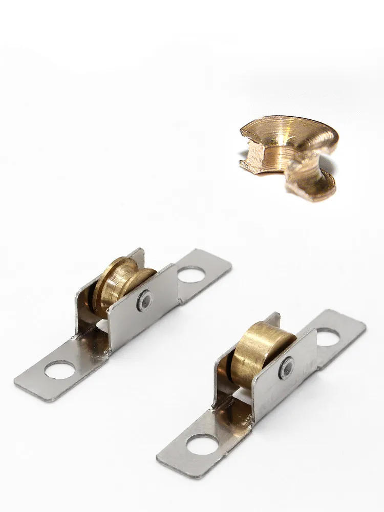 Description Picture 3 of item30pcs 7/5mm Wide Aluminum Alloy Screen Window Pulley Sliding Mosquito Proof Window Roller Cabinet Door Pulley Furniture Hardware