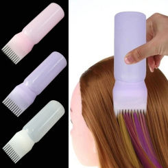 Colouring Dispensing Comb Oil Comb Hair Dye Bottle With Graduated Brush Hair Dye tool Dyeing Shampoo Bottle Applicator Bottles
