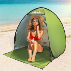 Pop-Up Beach Tent UV-resistant & Waterproof Sun Shade Shelter for Camping