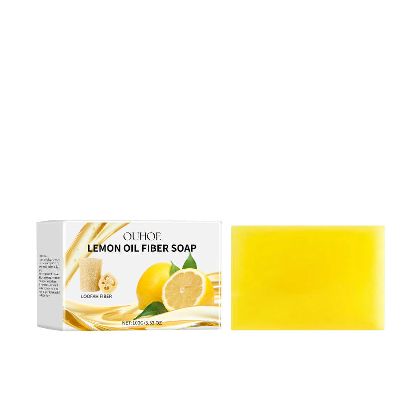 Description Picture 5 of itemLemon Body Cleansing Soap Oil Control Deep Cleansing Pores Anti Acne Remove Dirt Exfoliating Moisturizing Nourishing Shower Soap