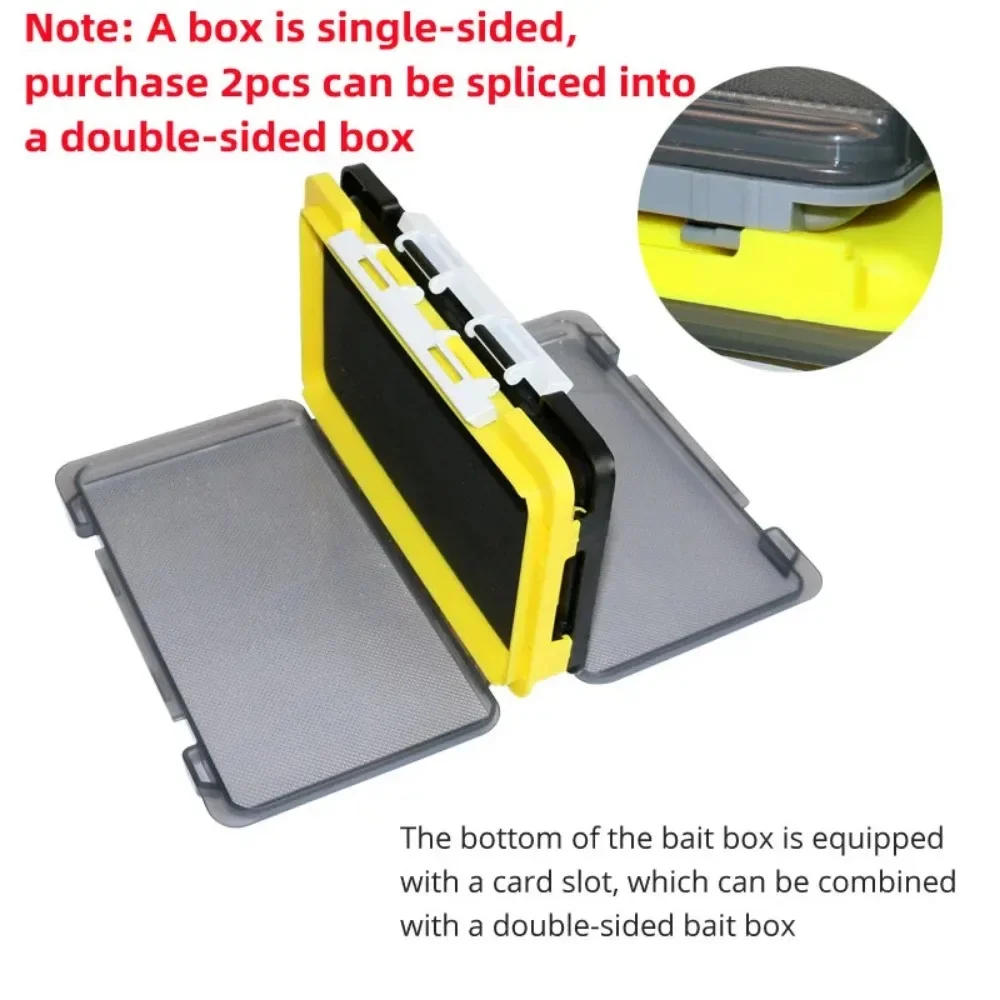 Description Picture 5 of itemPortable Plastic Fishing Box - Waterproof Fly Lures Storage Organizer for Jig Heads, Spinner Spoons, Carp Baits & Hook Tools