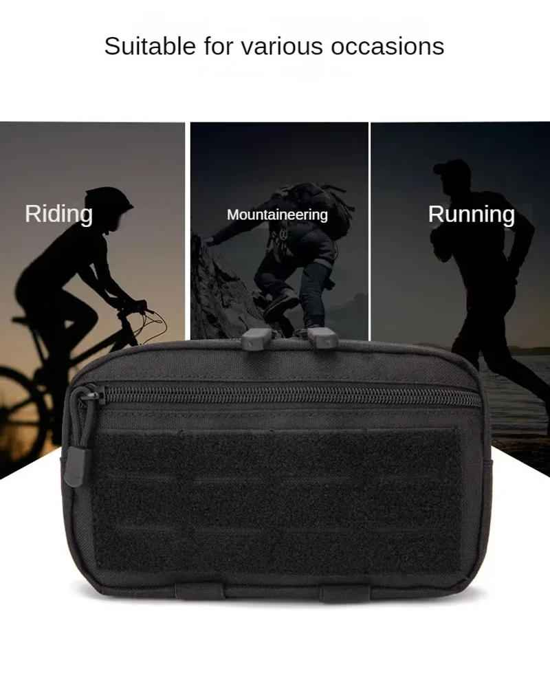 Description Picture 6 of itemTactical Molle EDC Pouch First Aid Kit Pouch Cell Phone Pouch Holder Waist Pack Emergency EMT Utility Tool Pouches Hunting Bags